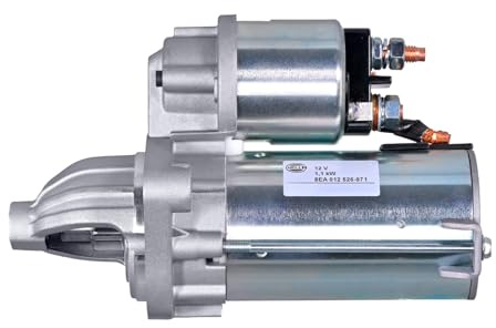 HELLA 8EA 012 526-971 Starter/Anlasser - 12V - 1.1kW | Kompatibel mit: FIAT LINEA, LANCIA MUSA, OPEL AGILA, ASTRA H, ASTRA H Caravan, ASTRA H GTC, ASTRA H Kasten/Kombi