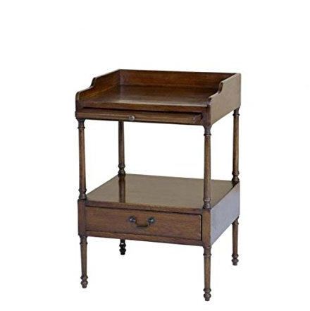 Casa Padrino Luxus Art Deco Designer Eichenholz Beistelltisch 48 x 42 x H. 73 cm - Hotel Tisch Möbel