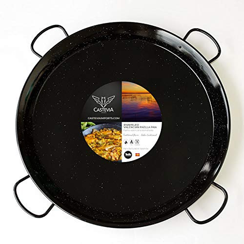 Vaello Campos La Valenciana 80cm Enamelled Steel Paella Pan