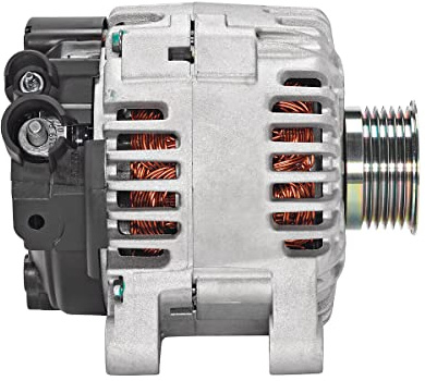 VALEO-439257-Alternador- Intensidad de carga del alternador: 150 Amp - Estrías: 6 estrías - Polea de correa: 57,5 mm - Tensión: 14 V - Sentido de rotación: CLOCKWISE