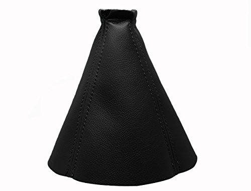 JPstraps - Funda Palanca de Cambios de Cuero Piel Natural Color Negro Compatible con Ford Mondeo III (2003-2006)