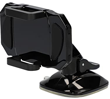 KSIX B9000SV08 - Soporte Universal de Smartphone para Coche, Color Negro