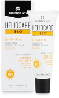 Heliocare Cantabria Labs 360° ölfreies Gel-Sonnenschutzmittel SPF 50