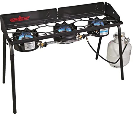 Camp Chef Explorer 3X Three-Burner Stove, Cooking Surface 14 in. x 49 in.