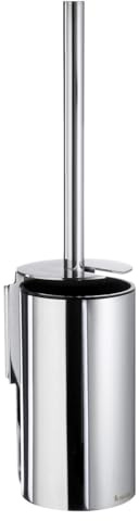 Smedbo Toilettenbürsten-Wandhalterung, poliertes Chrom, ZK332, Silber, 9,5 x 11,5 x 40,6 cm