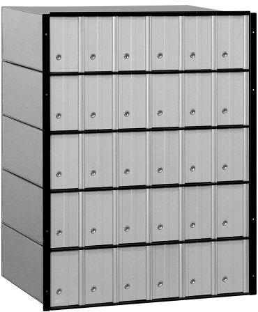 Salsbury Industries 2230 Standard System Aluminum Mailbox with 30 Doors