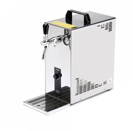 Dispensador de Cerveza PYGMY 30 / K Profi con Bomba de Membrana y Reductor de presión Integrado, 1 línea, 35 L/h, Carcasa de Acero Inoxidable