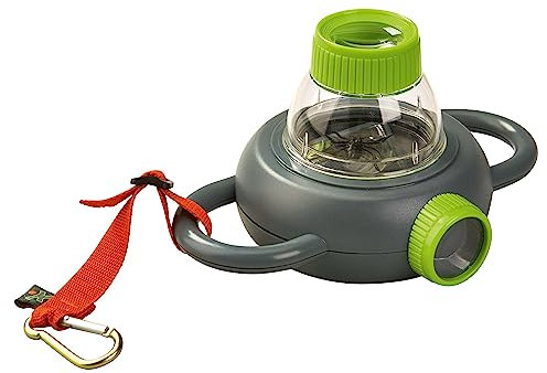 HABA Terra Kids Beobachtungslupe – Lupen-Set mit 4- & 6-facher Vergrößerung – Insektenbox für Kinder ab 6 Jahren, Outdoor Spielzeug für Kinder – 1301512001