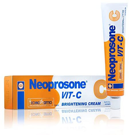 Neoprosone Hautaufhellende Creme - 1,7 Flüssigunzen / 50 ml - mit Vitamin C und Alpha-Arbutin-Komplex