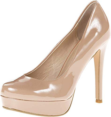 Chinese Laundry Women's Wow Platform Dress Pump, Nude Patent, 9 M US