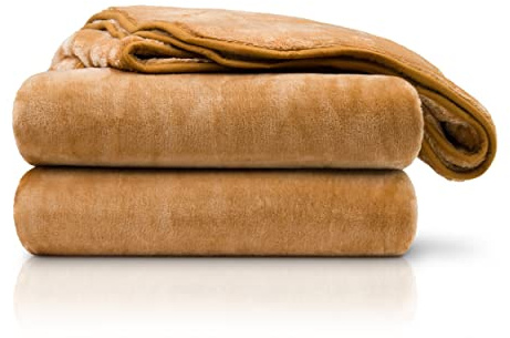 Amago - Kuscheldecke, Cashmere-Feeling, 180 x 220 cm - Sand