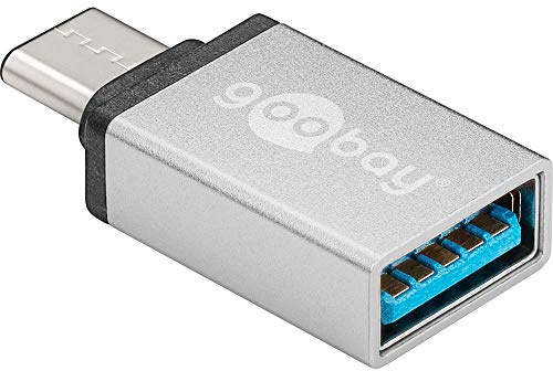 Goobay 56620 Adattatore da USB-C a USB 3.0 Tipo A, Argento