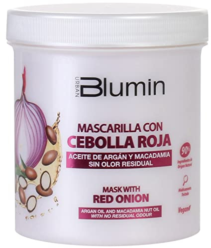 Blumin Mascarilla para el cabello revitalizadora con Extracto de Cebolla Roja para una nutrición intensa, 700 ml