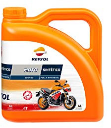 REPSOL Olio motore MOTO 10W-40 Olio parzialmente sintetico Olio 4 L