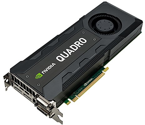 PNY NVIDIA QUADRO K5200 Carte Graphique Professionnelle 8 Go GDDR5 PCI-Express 4K 2 x DP + 2 x DVI + Stereo (VCQK5200-PB)