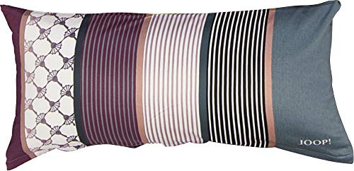 Joop! Kissen Cornflower Stripes | 1 deep Wine | 40 x 80 cm