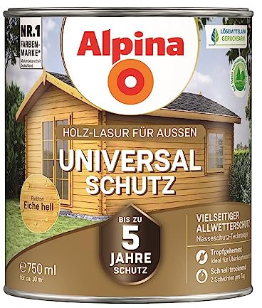 Alpina Universal-Schutz eiche hell 0,75 Liter