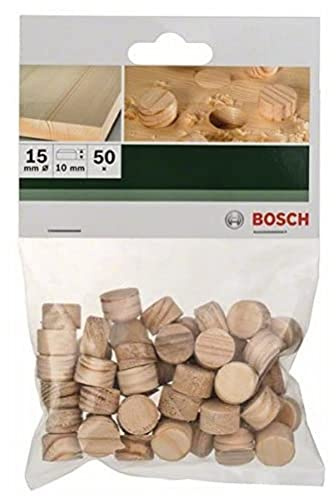 Bosch 2 609 255 320 - Espigas de madera (pack de 50)