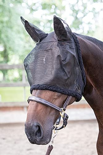 Harry's Horse Fliegenmaske inkl. Ohren und mit Syntetic Fell, Größe:S