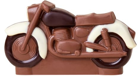 ChocoMotor I - Motorrad aus Schokolade | Schokoladenfigur | Schokoladenmotorrad | Mann | Männer | Vater | Väter | Junge | Geschenk | Geschenkidee | Geburtstag | Weihnachten | Vatertag | Motorradfahrer