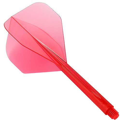 Condor Dart Flights | Zero Stress | Standard Nr. 2 | Transparentes Rot lang
