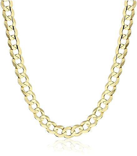 14 Karat / 585 Gold Panzerkette Gelbgold Unisex Kette - Breite 5.50 mm