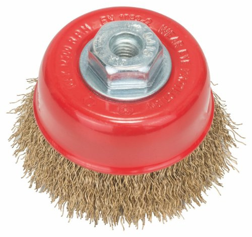 Bosch 2608622062 Schleifzubehör Topfbürste vermess. 75 mm/M10 | für Nichteisenmetalle, Stahl, Ø 75 mm, Professional Zubehör Kleiner Winkelschleifer