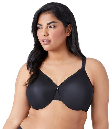 Wacoal Women's Full Figure Simple Shaping Minimiser Bra, Black, 36F