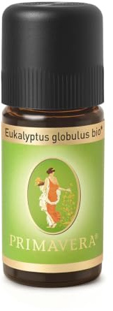 PRIMAVERA Ätherisches Öl Eukalyptus globulus bio 10 ml - Aromaöl, Duftöl, Aromatherapie - stärkend, befreiend, vitalisierend - vegan