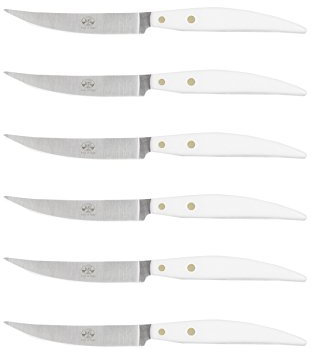 Coltellerie Berti Policromia 6 Coltelli Da Tavola Bianco