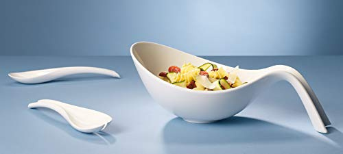 Villeroy & Boch 10-3420-8813 Flow - Salat-Set - Porzellan/Kunststoff - 3tlg.