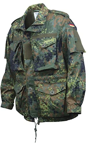 LEO KÖHLER BW Einsatzkampfjacke Leicht Flecktarn, XL, Flecktarn