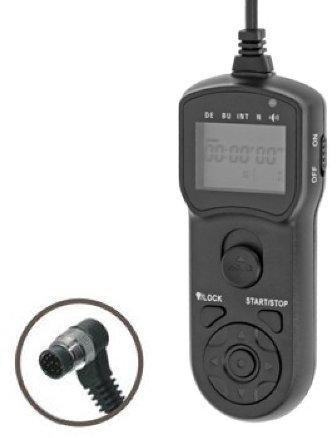 JJC scatto remoto con timer DC0 per Nikon D4S D4 D810 D800 D700 D300s D300
