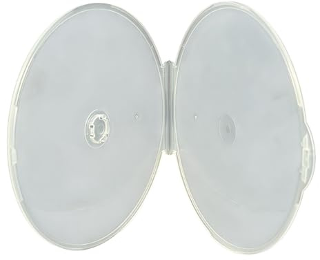 Dragon Trading® - 25 custodie trasparenti per CD per 1 disco