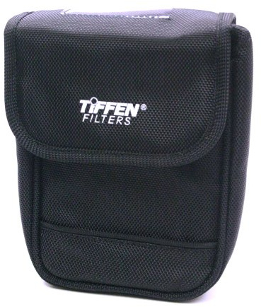 Tiffen 4565BLTPCH6 4X5.65 6 Pocket Camera Lens Filter Pouch with Belt Loop Black