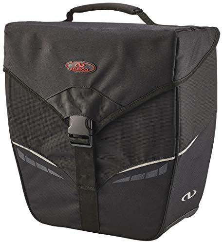 Norco Fahrradtasche Orlando City Tasche, Schwarz, 34 x 34 x 14 cm, 14 Liter, 0206AS