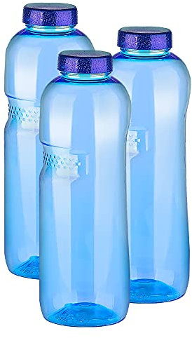 kavodrink 3 x 1 Liter Tritan Trinkflasche - BPA frei