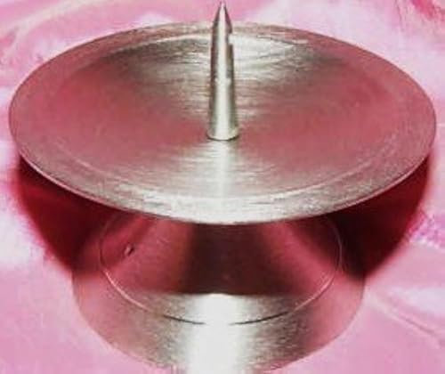 kerzenzauber-lusine Spitzkerzenhalter, Kerzenhalter zur Taufe, Kommunionkerzen, 40 mm - 80 mm Durchmesser, VT-18