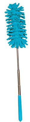JE CHERCHE UNE IDEE Plumeau Télescopique Extensible Flexible Multicolore | Inox, plumeau télescopique, extensible de 27 à 74 cm, tête flexible 360°, dépoussiérage, maison, coloris aléatoire