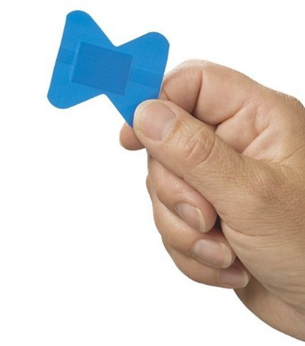 Medicalcorner24 Detectable Pflaster 50 x 45 mm Fingerkuppenverband 50 Stück, detektierbare Pflaster, Wundpflaster
