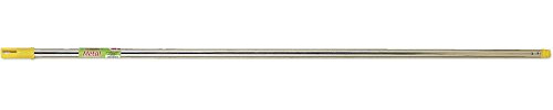La Briantina Professioneller Besenstiel für Besen, Länge 130 cm, grau metallic, kunststoffbeschichtetes Metall
