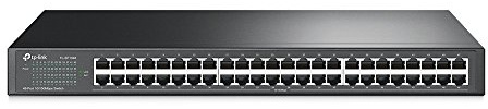 TP-Link 48-Port 10/100Mbps Unmanaged Ethernet Switch, 19-inch Rack-Mount, Steel Case (TL-SF1048)
