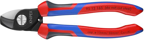 KNIPEX 95 12 165 SBA Comfort Grip Cable Shears