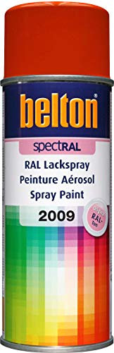 belton spectRAL Lackspray RAL 2009 verkehrsorange, glänzend, 400 ml - Profi-Qualität