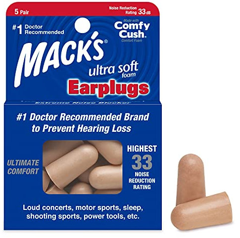 Mack'S Ultra Safesound Ear Plugs (5-Pair Box)