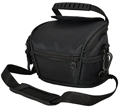 Camera Case Bag for CANON SX410 IS HS Bridge Camera (Black)