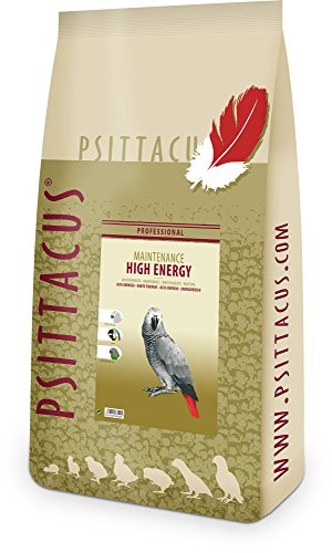 Psittacus High Energy 12kg | Helfoder för Yacs, Aror och andra afrikanska papegojor | Premiummat för fåglar | 100% no-GMO