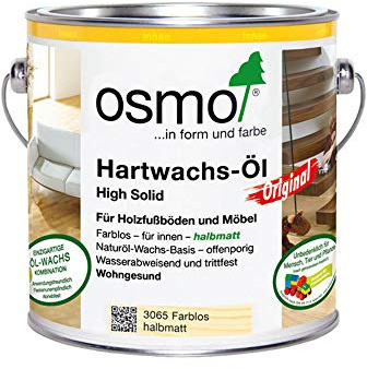 Osmo Hartwachs - Öl Original 3065 Farblos Halbmatt 0,75 I - 11100119