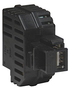 Fanton S.P.A. Fanton 82885 Netzteil 1 USB 1.2A Inc.Keystone, Schwarz