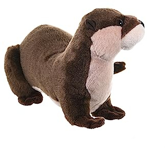 Wild Republic 10949 10944 Plüsch Fluss-Otter, Cuddlekins Kuscheltier, Plüschtier, 30 cm